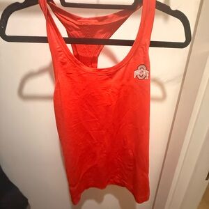 Lululemon Ohio State Size 6 Women's Red Hip Length Swiftly Tank Top